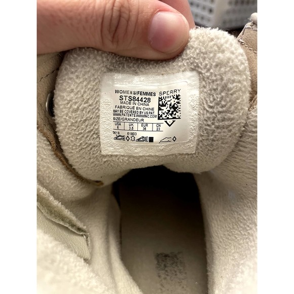 Sperry Women's saltwater duck boots ivory size 6 - Picture 4 of 5